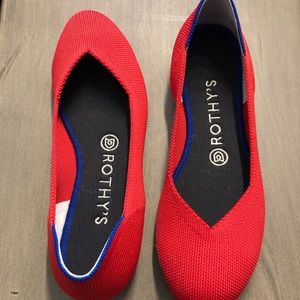 Rothy’s Cherry Red Flat 7.5